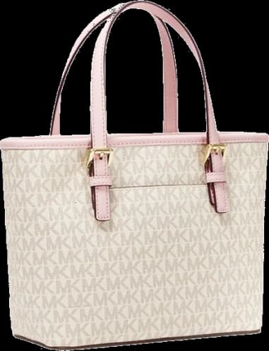 Garde-temps Michael Kors 35T9GTVT0B-POWDER, aspect beige et logo MK