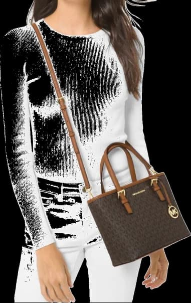 Garde-temps Michael Kors 35T9GTVT0B-BROWN, aspect marron et logo MK