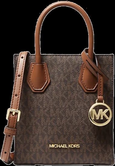 Michael Kors Mercer - Très petit sac à bandoulière en cuir grainé - Réf. 35T1GM9C0I