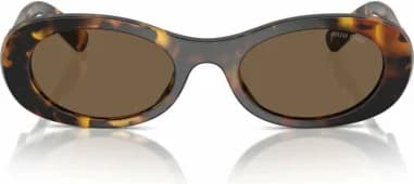 Garde-temps Miu Miu MU 06ZS VAU06B, acétate bleu, monture épaisse
