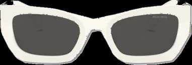 Lunettes de soleil Miu Miu Glimpse MU 09W rectangulaires en acétate