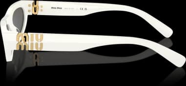 Le garde-temps Miu Miu MU 07ZS 1425S0 vu de profil