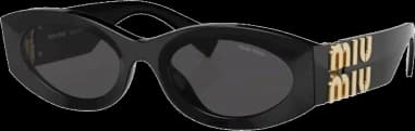 Lunettes de soleil Miu Miu MU 11WS ovales en acétate pour Femme