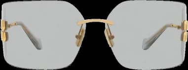 Zoom sur le cadran du Miu Miu MU 54YS 5AK30B
