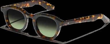 Lunettes de soleil Moscot DAHVEN rondes en acétate