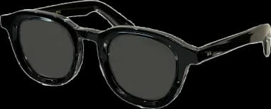Lunettes de soleil Moscot DAHVEN rondes en acétate