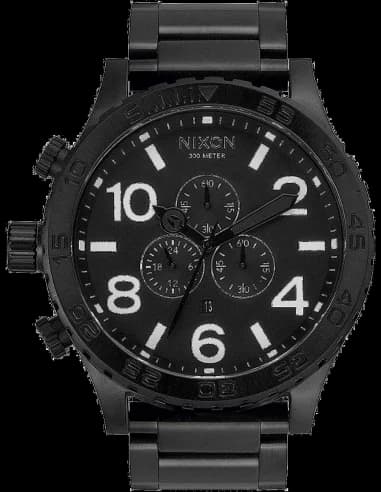 Montre Homme Nixon The 51-30 Chrono A083-001 Noir Intégral