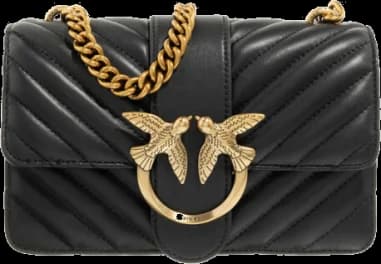 Sac à main bandoulière Pinko Love One Mini en cuir pour femme