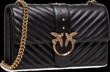 Sac à bandoulière en cuir de vachette Pinko Love One Classic