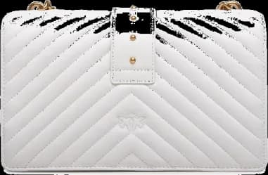 Sac bandoulière Pinko Love One Classic en cuir de vachette vue 2