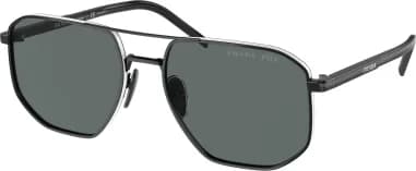 Lunettes de soleil Prada PR 59YS 1AB5Z1 - Monture métal noir - Homme