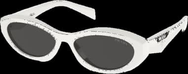 Lunettes de soleil Prada Symbole PR 26ZS Ovales en acétate