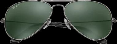 Le garde-temps Ray-Ban RB3025 004/58 62-14 vu de profil