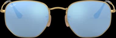 Le garde-temps Ray-Ban RB3548N 001/9O 51-21 vu de profil