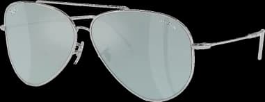 Lunettes de soleil Ray-Ban Reverse Aviator argent RBR0101S 003/30 - Modèle Unisexe Lenny Kravitz