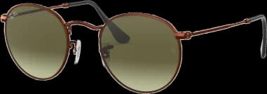 Garde-temps Ray-Ban RB3447 9002/A6 53-21, verres bronze monture cuivre ronde