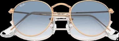Le garde-temps Ray-Ban RB3447 9202/3F 50-21 vu de profil