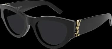 Lunettes de soleil Saint Laurent SL M94 en acétate noir