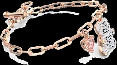 Le garde-temps Swarovski 5599284 vu de profil