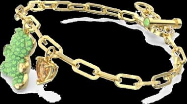 Zoom sur le cadran du Swarovski 5642977
