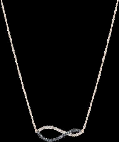 Collier pour Femme Swarovski 5384366 en Métal Plaqué Or Rose