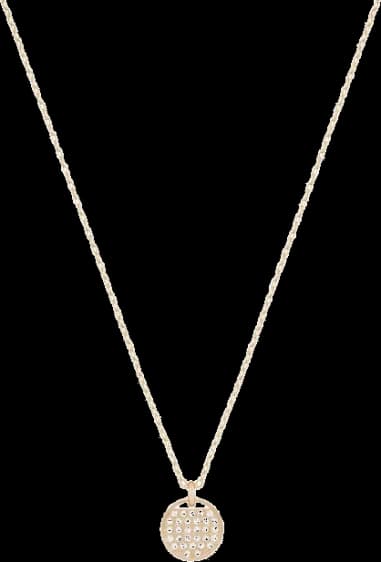 Collier Swarovski Ginger 5265913 pour Femme en Or Rose avec Cristaux Blancs