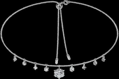 Collier Swarovski Magic 5409271 pour Femme en Blanc Rhodié