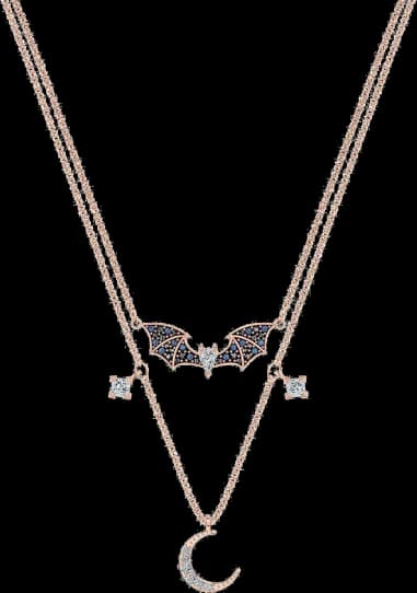 Collier Swarovski Prosperity 5491565 en plaqué or rose avec cristaux multicolores - Pour Femme