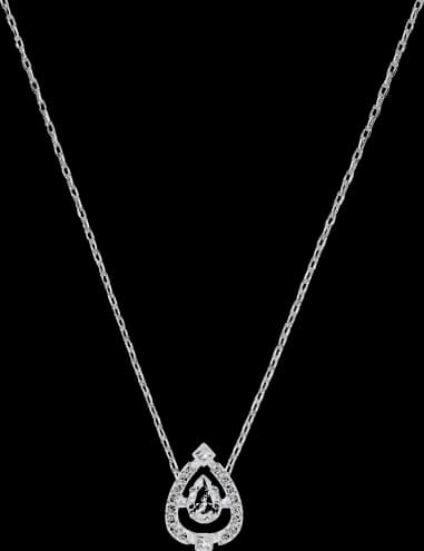 Collier Swarovski Sparkling Dance 5451992 en plaqué rhodium avec cristaux blancs pour femme