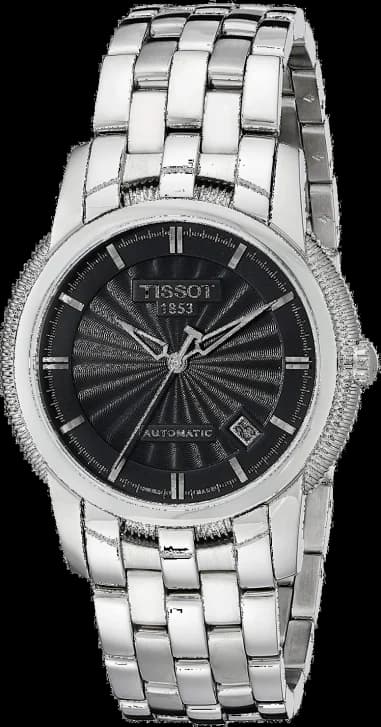 Montre Homme Tissot Ballade III T97148351 Cadran Noir Bracelet Acier