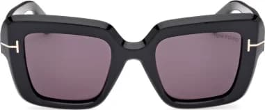 Garde-temps Tom Ford FT1157 01A, monture acétate écaille, verres verts dégradés