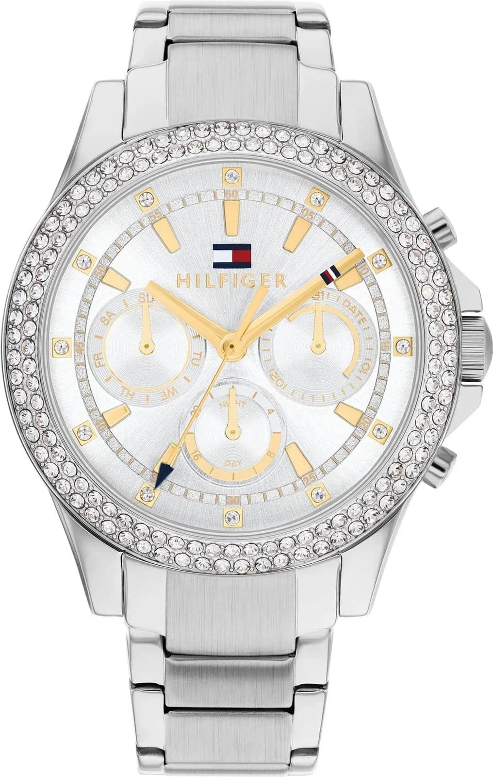 Montre Femme Tommy Hilfiger Haven 1782677 cadran argenté bracelet acier