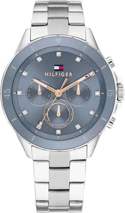 Tommy Hilfiger Mellie 1782708 : Montre Femme Sport Cadran Bleu 40mm