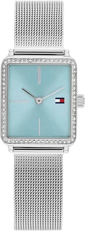 Montre Femme Tommy Hilfiger Tea 1782789 cadran bleu maille milanaise acier
