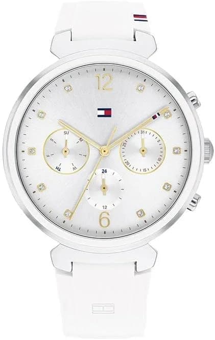 Montre Femme Tommy Hilfiger Ivy 1782342 bracelet cuir blanc