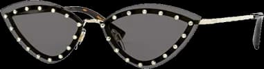 Lunettes de soleil Valentino Garavani VA2033 - Monture métal œil de chat pour femme