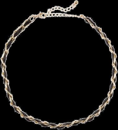 Collier pour femme Victoria Bradley C523 en acier plaqué or, 35 cm