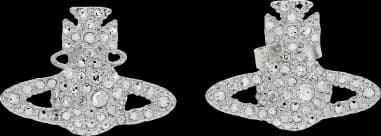 Boucles d'oreilles Vivienne Westwood Grace Bas Relief argent 109816 pour femme