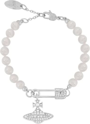 Garde-temps Vivienne Westwood 108447S, perles pendentif Lucrece, finition dorée