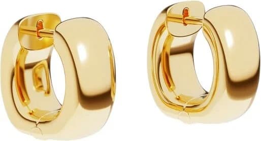 Garde-temps APM Monaco YE15402 pour femme, boucles d'oreilles en métal rose or rose