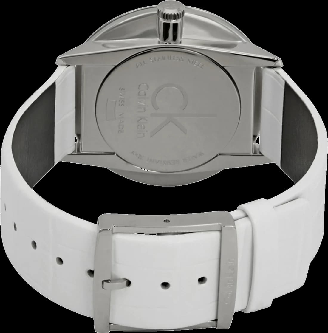 Zoom sur le cadran argent du Calvin Klein K2Y2X1KW
