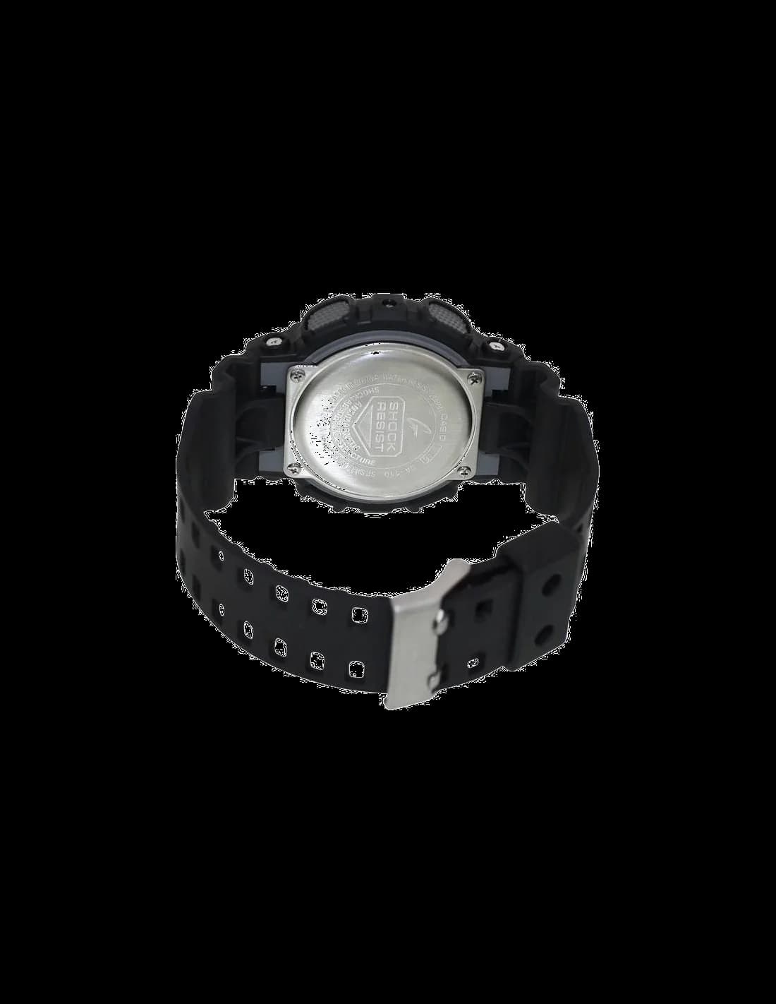 Le garde-temps Casio GA-110-1AER vu de profil