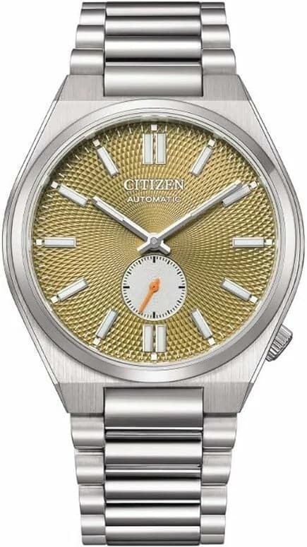Garde-temps Citizen NK5010-51X pour homme, cadran beige sobre
