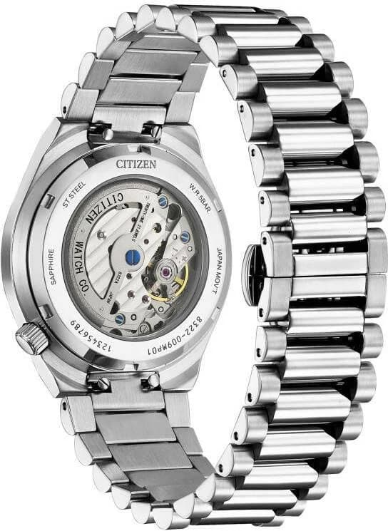 Le garde-temps Citizen NK5010-51X vu de profil