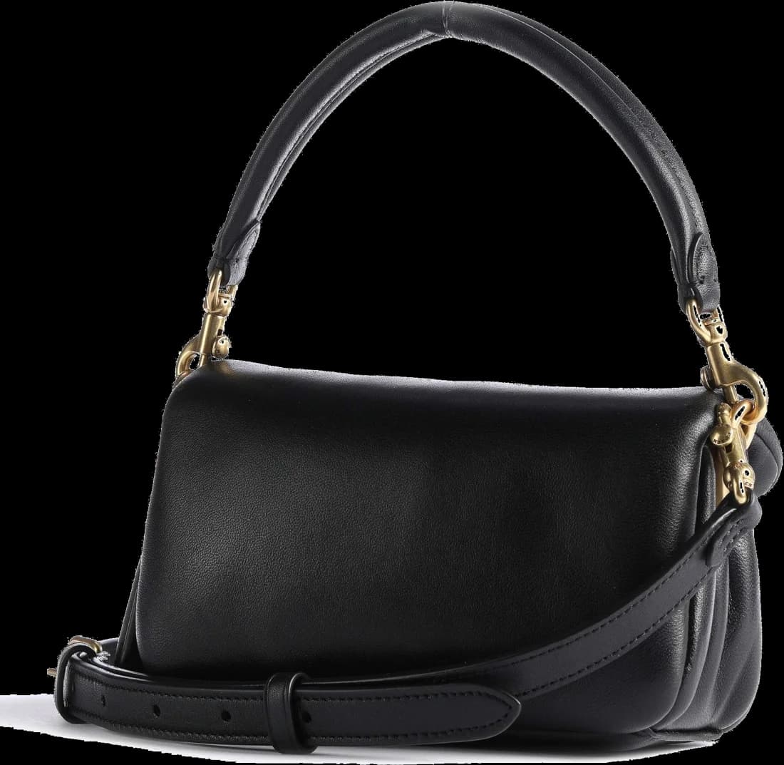 Garde-temps Coach C3880 pour femme, sac bandoulière cuir nappa blanc