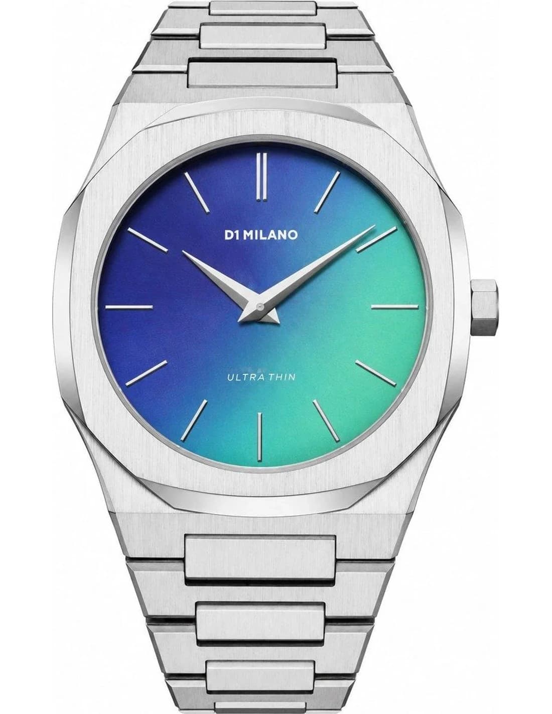 Garde-temps D1 Milano UTBJ43 pour homme, cadran bleu et bracelet en acier