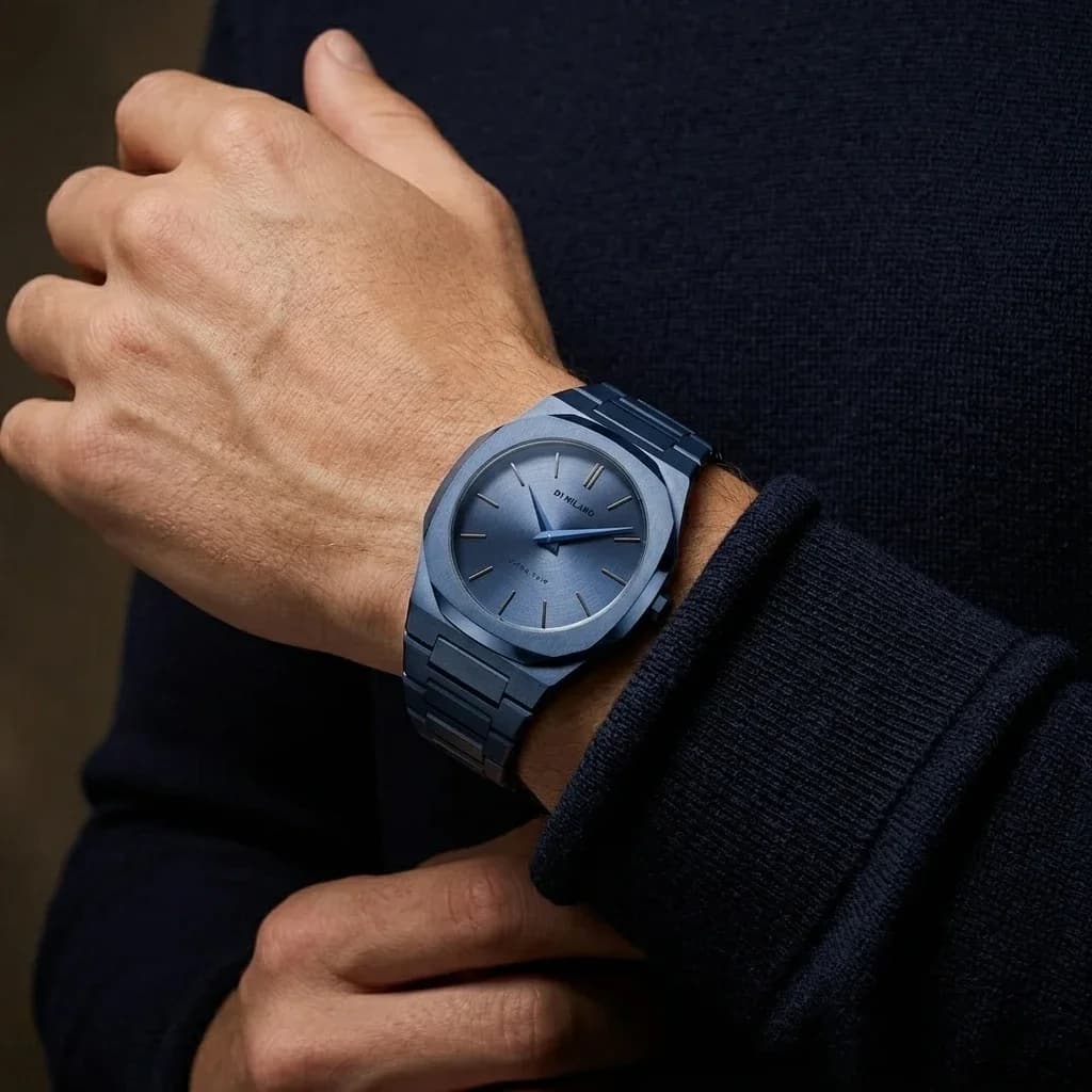 Détail du bracelet acier du D1 Milano UTBJ21