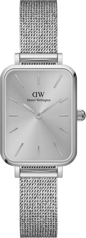 Garde-temps Daniel Wellington DW00100486 pour femme, bracelet acier blanc