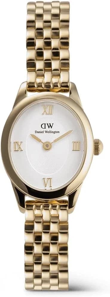 Garde-temps Daniel Wellington DW00100803 pour femme, cadran blanc et bracelet acier
