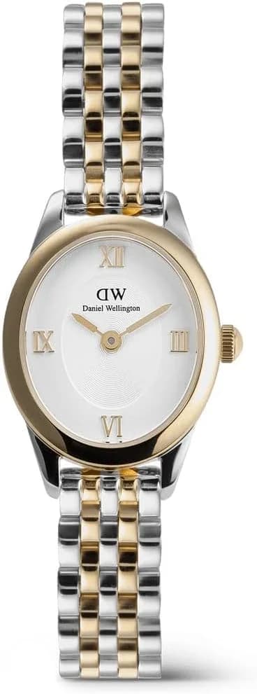 Garde-temps Daniel Wellington DW00100811 pour femme, cadran blanc et bracelet acier